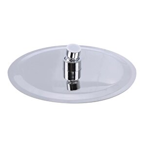 T-may Banyo Sardes Oval İnce Tepe Duş Seti Başlığı 25x25 Paslanmaz Metal