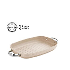 A1274 Granita İki Kulplu Grill Tava 35 X 25