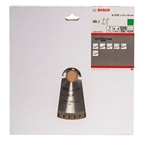 Optiline Ahşap 210x30 Mm 48 Diş Daire Testere Bıçağı 2608640430