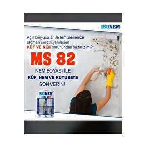 İsonem Ms 82 Rutubet Nem Küf Boyası 5 Kg Beyaz