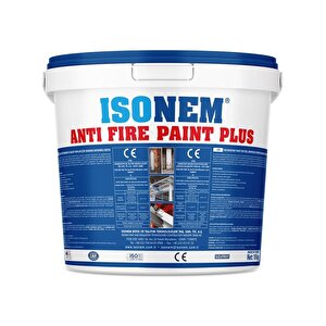 İsonem Antifire Paint Plus 120 Dk Yangına Dayanıklı Boya 5 Kg Beyaz