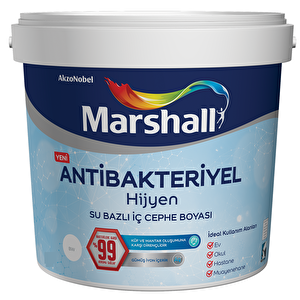 Antibakteriyel Hijyen Iç Cephe Duvar Boyası 2.5 Lt Yeni Gri Kayrak