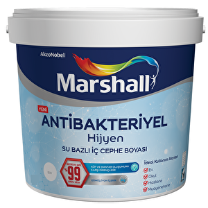 Antibakteriyel Hijyen Iç Cephe Duvar Boyası 2.5 Lt Yeni Kırık İnci