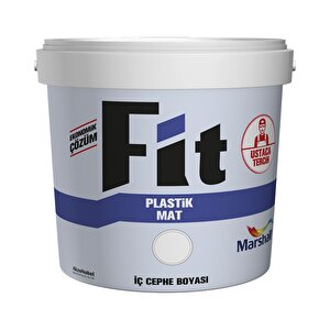 Fit Plastik Mat İç Cephe Duvar Boyası 10 Kg Pembe İnci