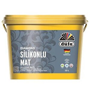 Diamond Silikonlu Mat Beyaz İç Cephe Duvar Boya 6 Lt