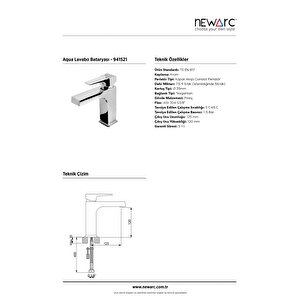 Aqua Lavabo Bataryasi 941521