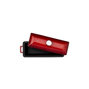 Terrine Döküm Ekmek Kabı 11x29 cm Kırmızı Kırmızı