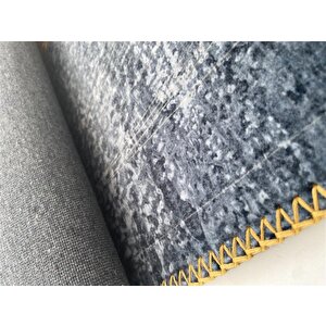 Bambu Halı Salon Halısı Post Pelüş Halı Modern Desenli Gold Krem