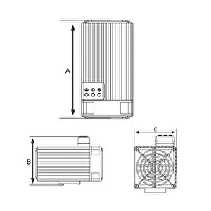 Plasti̇m Pfht-150 Fanli Ptc Ti̇pi̇ 150w Pano Isitici