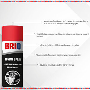 Lastik Bakım Tazeleme Spreyi 400 Ml