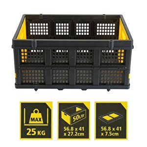 Ft505 25kg Katlanır Çok Amaçlı Taşıma Sepeti