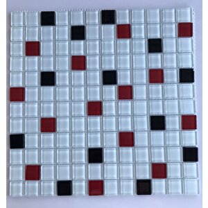 Mutfak Tezgah Arası Kristal Cam Mozaik Mcm Mp 405 23x23