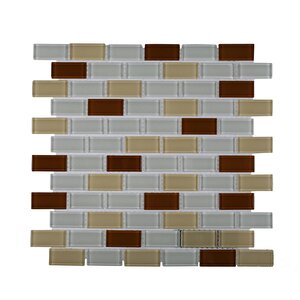 Mutfak Tezgah Arası Kristal Cam Mozaik Mp 416 Beyaz Krem