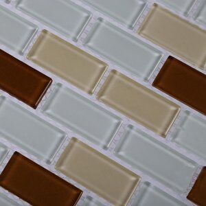Mutfak Tezgah Arası Kristal Cam Mozaik Mp 416 Beyaz Krem