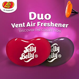 Jelly Belly Duovent Kalorifere Geçme Koku Tutti Fruitti  14gr. Muz, Mandalina, Vanilya, Ahududu