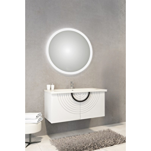 Ori̇z 80 Cm Banyo Dolabi Beyaz - Boy Dolap Hari̇ç