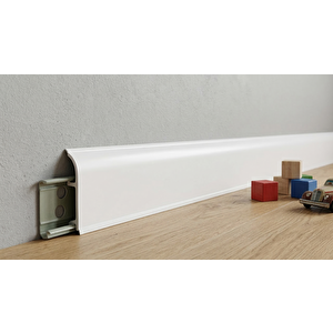 Solid Suya Dayanıklı Süpürgelik 8 Cm Beyaz 2.5mt Beyaz