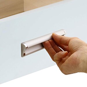 Plus Mobilya Dolap Kapak Çekmece Kulpu Kulbu 192 Mm Mat Krom Metal Kulp
