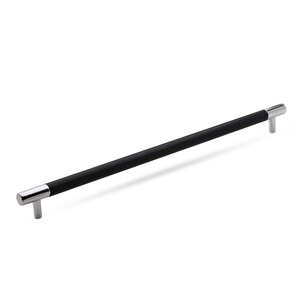 Hitit Mobilya Çekmece Mutfak Dolap Dolabı Kulpu Kulpları Kulbu 384 Mm Mat Siyah Krom Metal Kulp