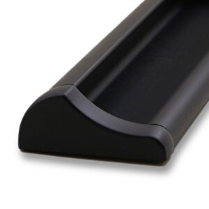 Plus Mobilya Mutfak Dolap Dolabı Kapak Çekmece Kulpu Kulbu (128 Mm-12.8 Cm) Mat Siyah Metal Kulpları