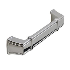 Passage Çekmece Dolap Kapak Kulpu Kulbu 128 Mm Parlak Krom Metal Kulp