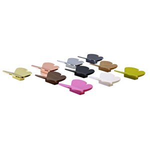 Kelebek Çocuk Bebek Genç Odası Çekmece Dolap Kapak Kulpu Kulbu Plastik Mat Pembe Kulp 32 Mm