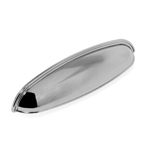 Nubira Midye Çekmece Dolap Kapak Kapağı Kulpu Kulbu 64 Mm Krom Rustik Metal Kulpları (4 Adet)