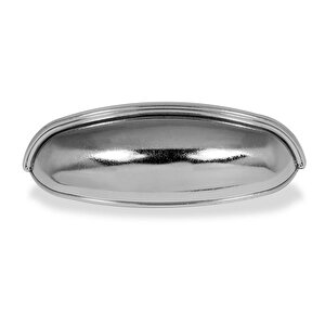 Nubira Midye Çekmece Dolap Kapak Kapağı Kulpu Kulbu 64 Mm Krom Rustik Metal Kulpları (4 Adet)