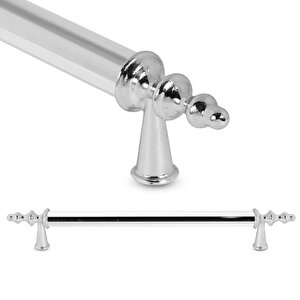 Ovacık Çekmece Dolap Dolabı Kulpu Kulbu Lüks Metal Krom Kulp (224 Mm-22.4 Cm) Mobilya Mutfak