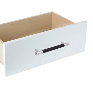 Hitit Mobilya Mutfak Dolap Dolabı Çekmece Kulpu Kulbu Krom Mat Siyah Metal (128 Mm-12.8 Cm) Kulpları
