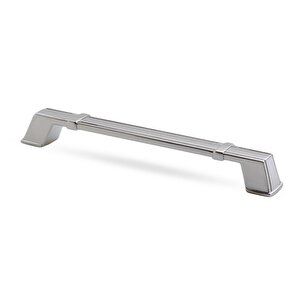 Passage Çekmece Dolap Dolabı Kulpu Kulbu (192 Mm-192.2 Cm) Parlak Krom Metal Kulpları Mobilya Mutfak