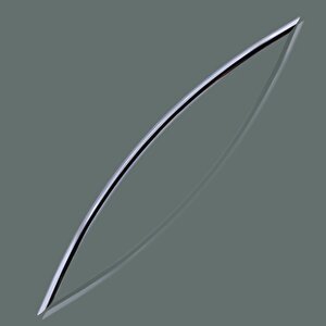 Malin (320 MM-32.0 CM) Mobilya Mutfak Dolap Dolabı Kapak Çekmece Kulpu Kulpları Kulbu Krom Metal