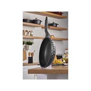 Bella Döküm Tava 26 Cm Siyah