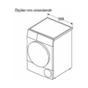 Profilo Km8611htr A++ 8 Kg Isı Pompalı Çamaşır Kurutma Makinesi