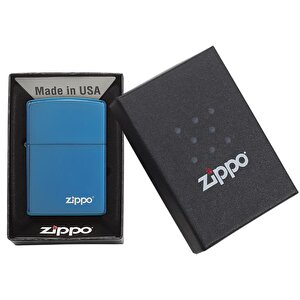 Zippo Çakmak 20446zl Blue Sapphire Klasik Mavi Zippo Logolu