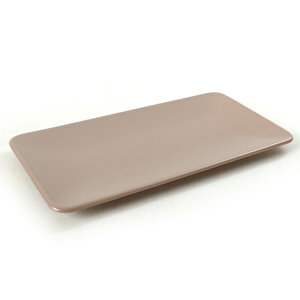 Mat Toprak Taupe Siera Kayık Tabak 33 Cm 2 Adet