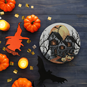 Halloween Blue Castle Servis Tabağı 26 Cm 19952