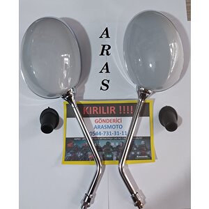 Araro Cappuci̇no 125 Cc - 50 Cc Ayna Takimi Gri̇ Renk (nardo Gri̇ )- Arasmoto