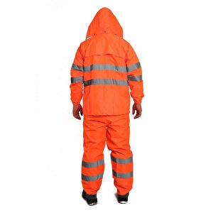 Bestguard Yağmurluk Oxford Reflektörlü Turuncu Takım S