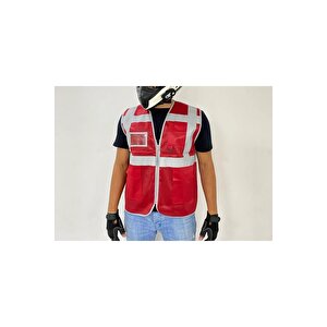 Bestguard Refrektörlü Mühendi̇s Yeleği̇ Cepli̇ S