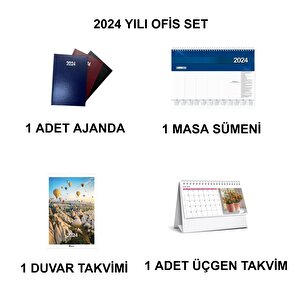 2024 Ofis Set (ajanda-masa Sümeni̇-duvar Takvi̇mi̇-masa Takvi̇mi̇)