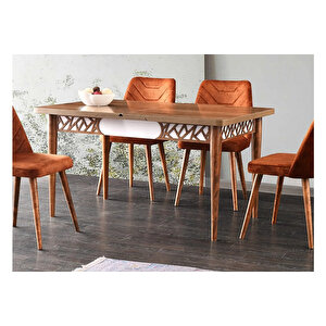 Armi̇n Mutfak Masasi, Krem Cevi̇z, 130x80