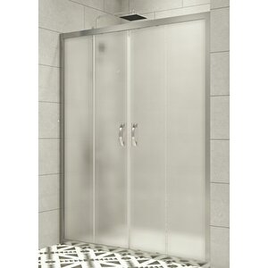 Duşakabin Ön Cephe 5mm Buzlu H:190 - Ölçü : 139 139 cm