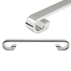 Nobel Barida Kulp (mobilya Dolap Kapak Çekmece Kulpu Krom Metal 128 Mm