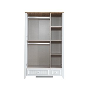 Yalı Modern 3 Kapaklı Aynalı Elbise Dolabı 125*60*211