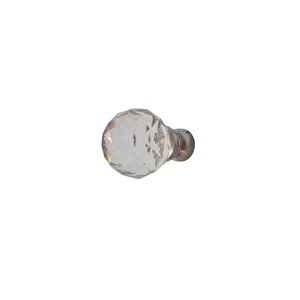 Kristal Tekli Krom 30 Mm Düğme Kulp ( 5  Adet )