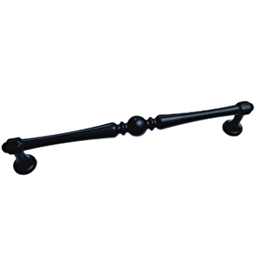 Sultan Model Siyah 160 mm Metal Kulp – 5 Adet | Mat Siyah Dekoratif Mobilya Kulpu