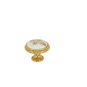 Giusti Desenli Gold Düğme Kulp ( 5 Adet )