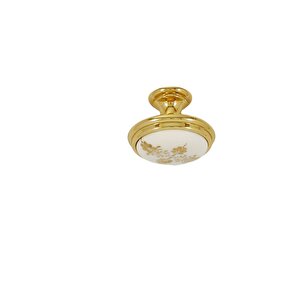 Giusti Desenli Gold Düğme Kulp ( 5 Adet )
