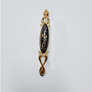 MİRAY 96 mm Metal Gold siyah desenli / 5 ADET